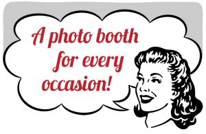 Classically styled solid walled photo booths.